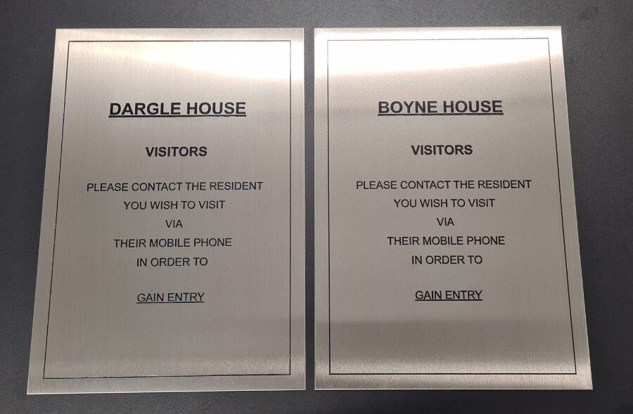 stainless steel plaques
